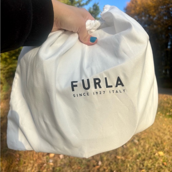 Furla Crossbody Bag in Gray and Cream - Picture 3 of 15